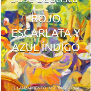 Rojo escarlata y azul índigo