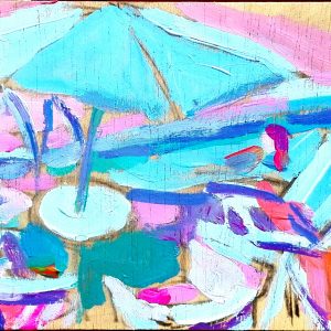 La chica de la piscina