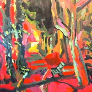 Una hoja en el verano