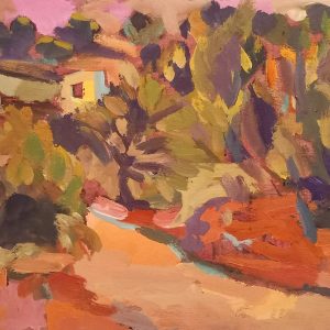 Los pájaros cantan violeta